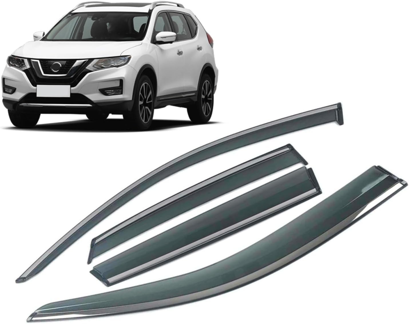 Car Rain Shield,for Nissan XTrail T32 Rogue 20142021 Car