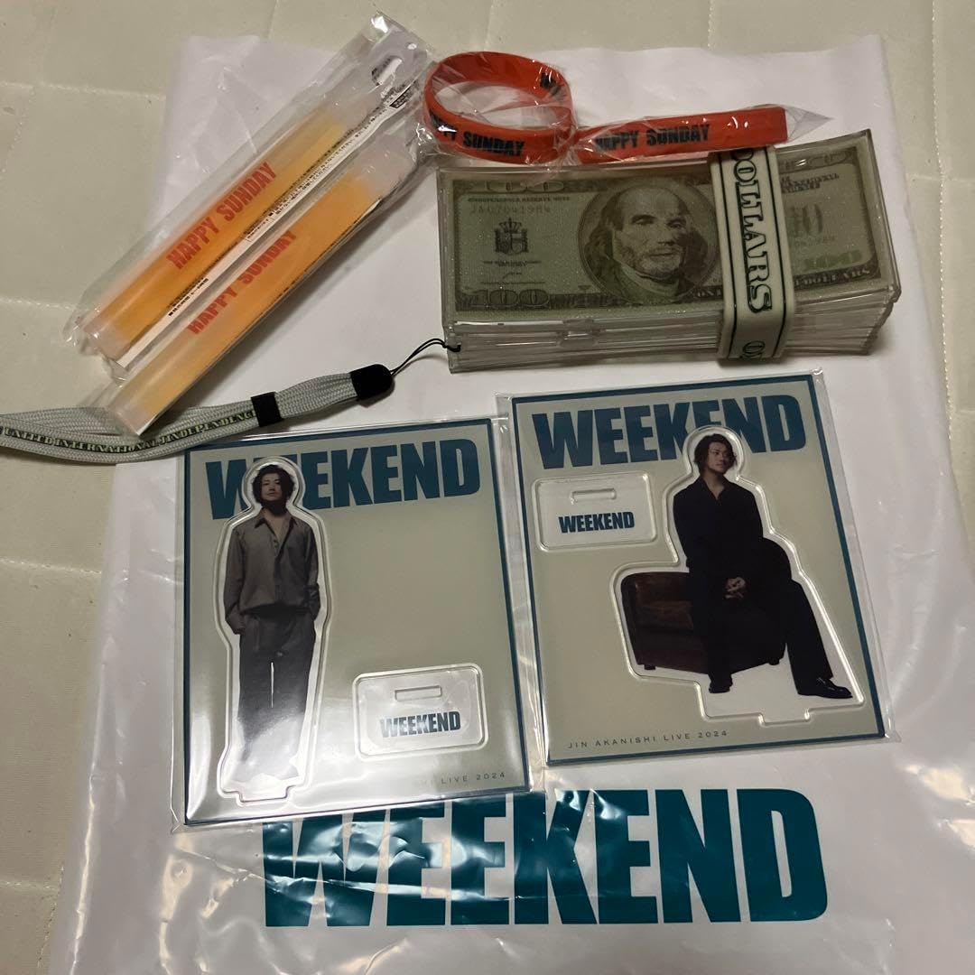 WEEKEND グッズ 4点セット袋付JIN ARASHI LIVE 2024 jin happy ロゴ