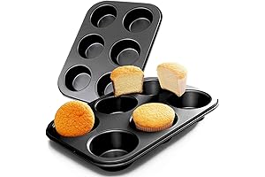 2 Packs Premium Steel Muffin Pan for Baking