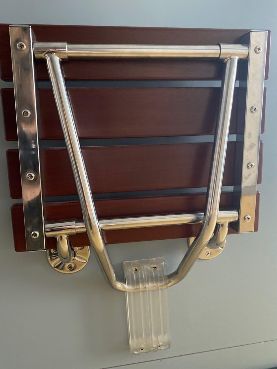 Silla Bañera Personas Mayores,Silla Ducha Plegable Acero Inoxidable Taburete de Ducha para Personas Mayores Discapacitadas,Carga Máxima De 160Kg