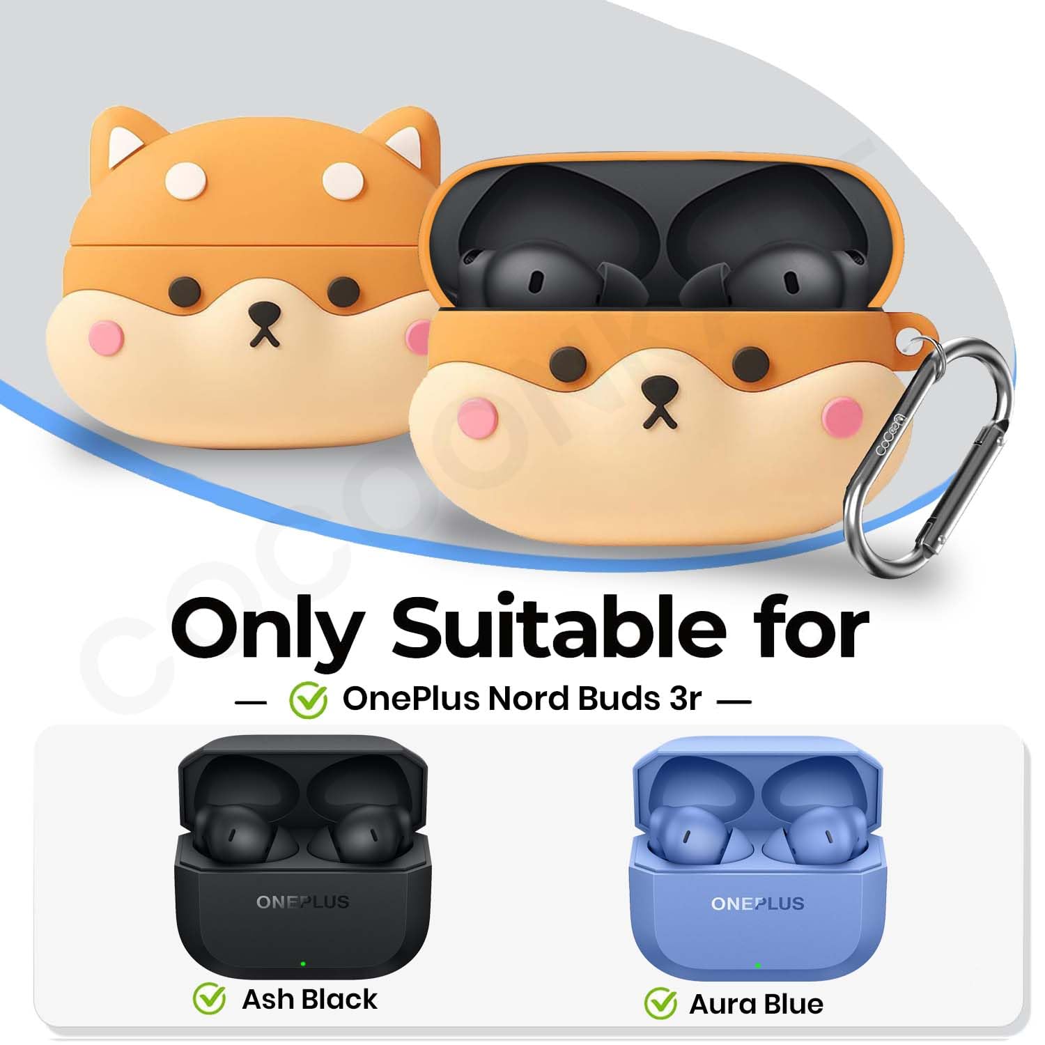 OnePlus Nord Buds 3r Case - Shiba Silicone -2