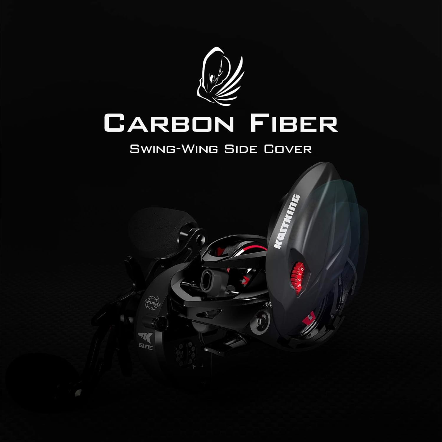 KastKing Speed Demon Elite Fishing Reel, World's Fastest 10.5:1 Gear Ratio/Deadbolt Baitcasting Reel, 10+1 Shielded Stainless Steel BB, CNC Lightweight Aluminum Frame, Available in Skipping Version