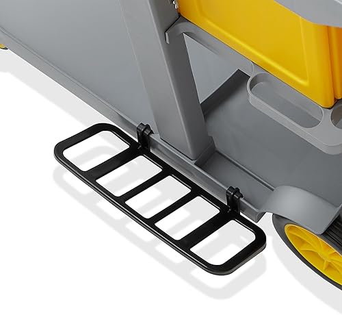 Miniatura 6 de Dryser Carrito de limpieza comercial con ruedas - Carrito de limpieza con gabinete con cerradura de llave