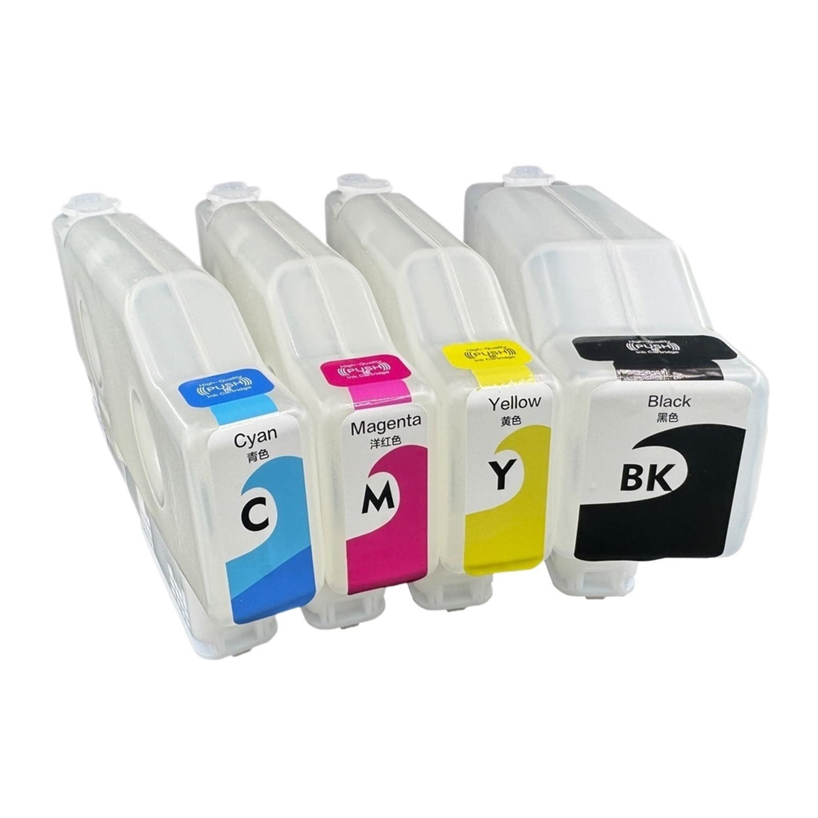 Compatibile con Epson, cartuccia T08N AM-C400 C550 | T08N T08Q cartuccia d'inchiostro ricaricabile vuota senza chip for AM-C400 C550 650ML 350ML