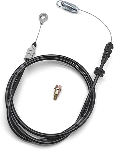 Funhoon Cable de control 753-08266 de 61 pulgadas para MTD Craftsman Cub Cadet CC760 CC760ES Troy-Bilt 946-04610 746-04610 Cable de control de hoja