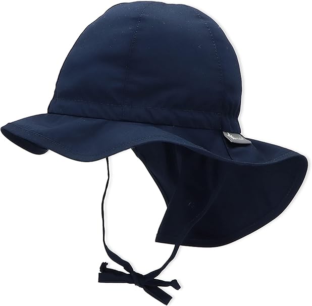 Sterntaler Schirmmütze Mit Nackenschutz Chapeau De Soleil, Rose, 49 Garçon