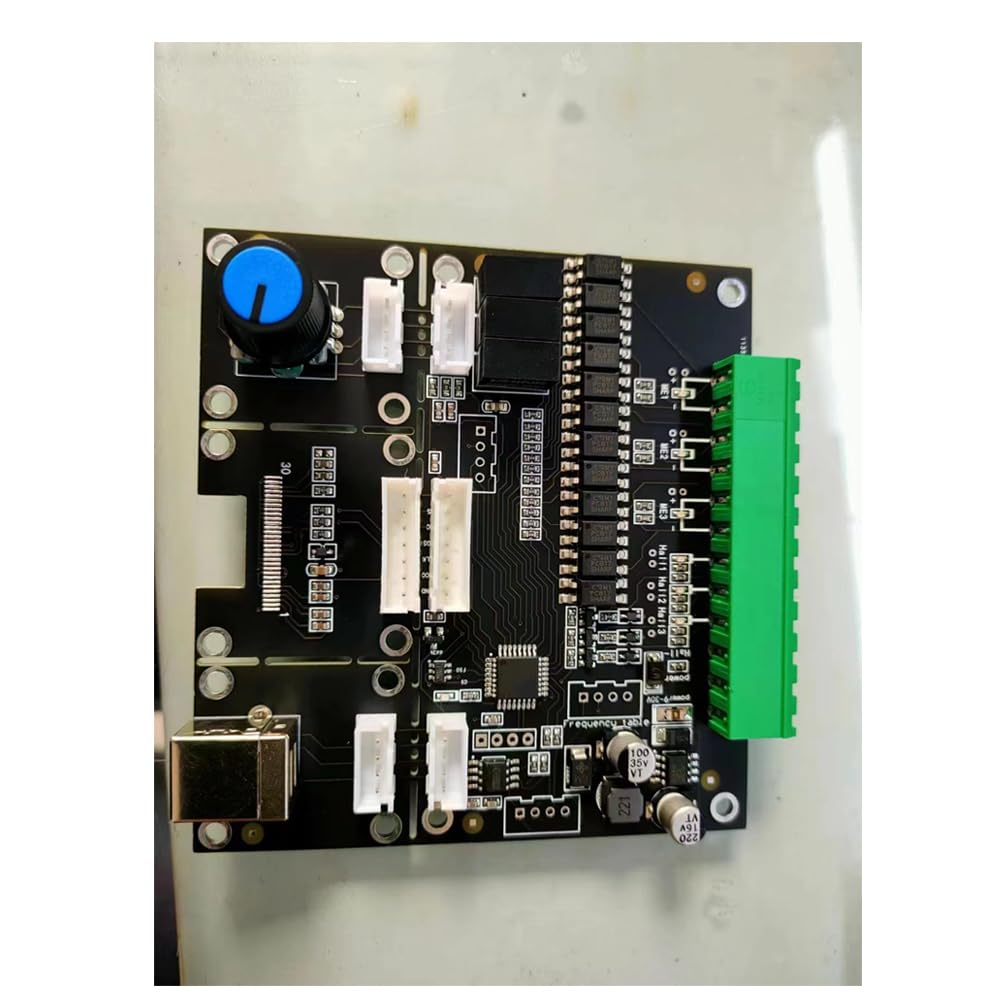Simulador Programable de Sensor de Cigüeñal, Placa Generadora de Señales Automotriz de 6 Canales con Pantalla LED para Pruebas de ECU, Voltaje Amplio 9-30V, Rango de Frecuencia 1Hz-3kHz, Almacenamient