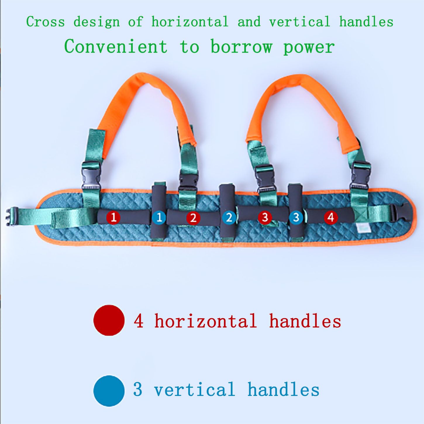 Cinturón De Transferencia para Sillas De Ruedas,Cinturón De Seguridad con Perneras,Cabestrillo para Elevación De Pacientes,Diseñado para Personas Mayores con Movilidad Limitada,XL