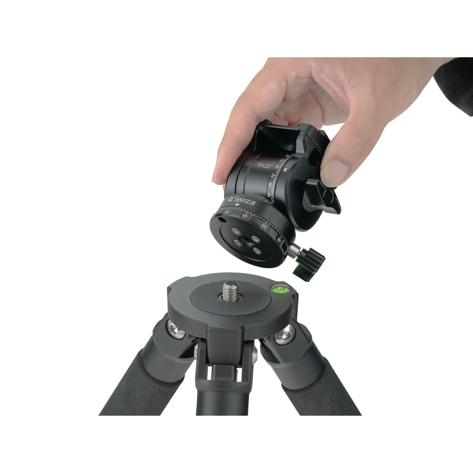 Amazon.co.jp: ZWO 雲台 Seestar TH10 Fluid Tripod Head 【日本国内
