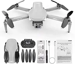 Drone L500 Pro com GPS | 5G Wifi e Brushless Motor Quadcopter Alta Peformace|drone com Câmera Dupla |alcance de até 1,2 Km de Longa Distância