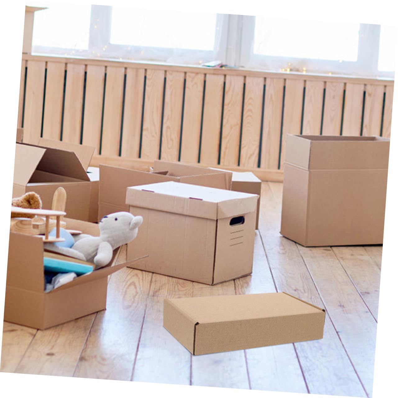 PLAFOPE Shiing Box Umzugskartons Aus Wellpappe 25 Stück Paketkarton Für Den Versand