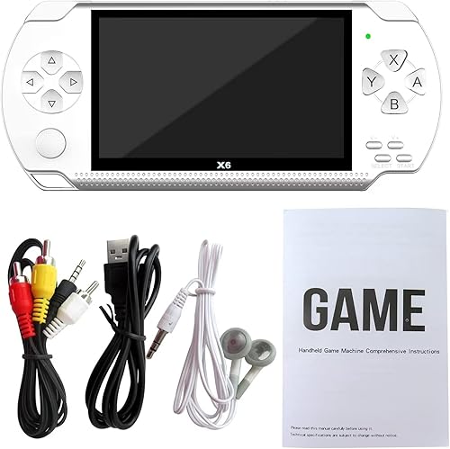 Nueva consola de juegos portátil de 128 bits X6, consola de juegos retro portátil de 4.3 pulgadas 8G 10.000 juegos integrados, consola de juegos disponible en Yaxa Costa Rica