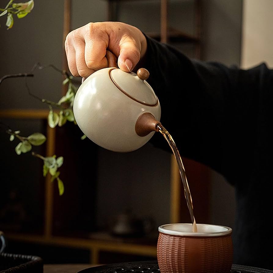 お茶器 Antique Vintage Victorian Scene 14 pieces China Tea set