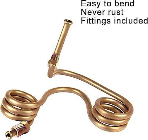 Miniatura 3 de Kit completo de línea de freno de aleación de cobre y níquel de 25 pies 14 de repuesto completo (incluye 16 accesorios), fácil de doblar a mano