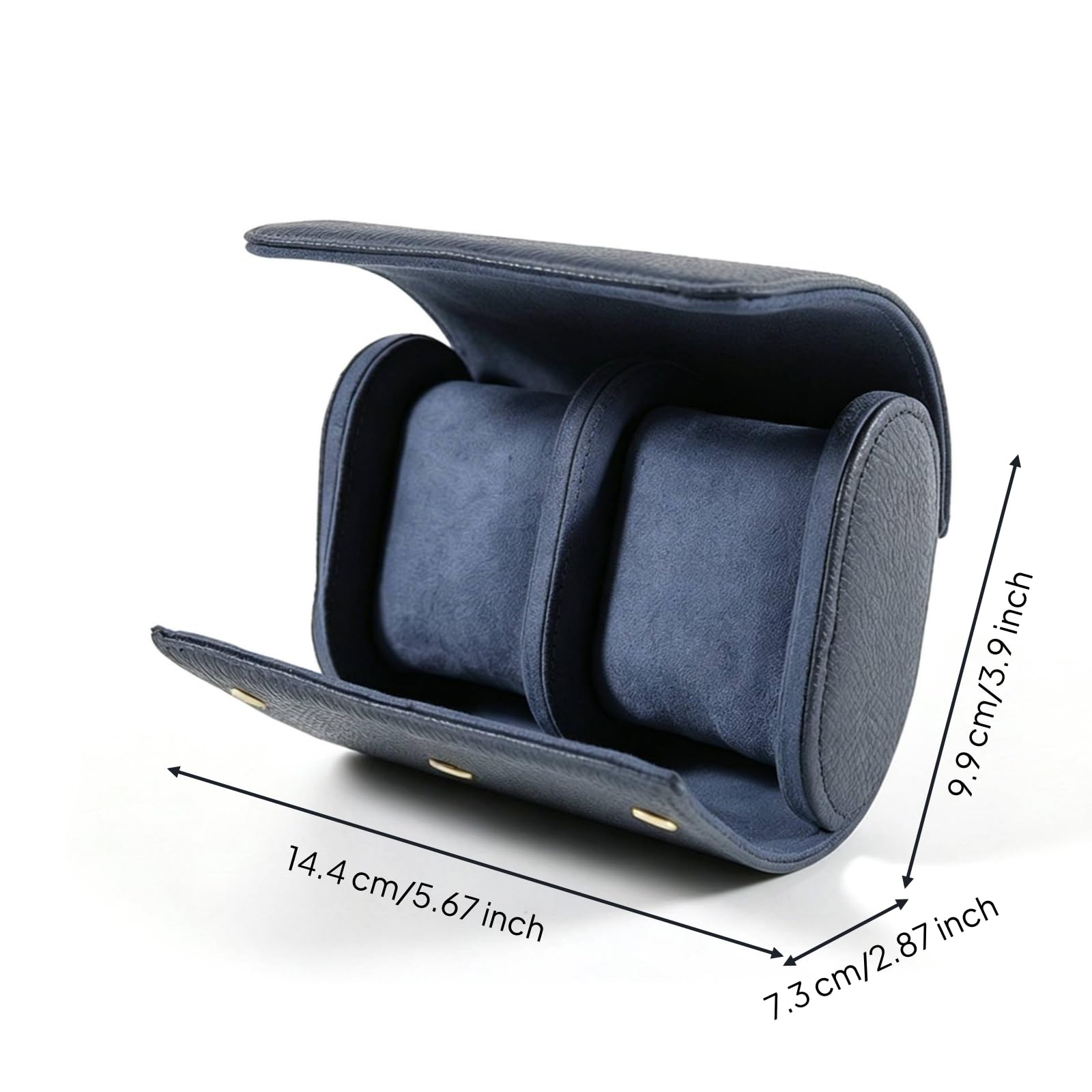Custodia Porta Orologi con Rivestimento Similpelle E Interno in Velluto Pregiato per Tre Orologi con Protezione da Polvere E Graffi Durante il, color to 3