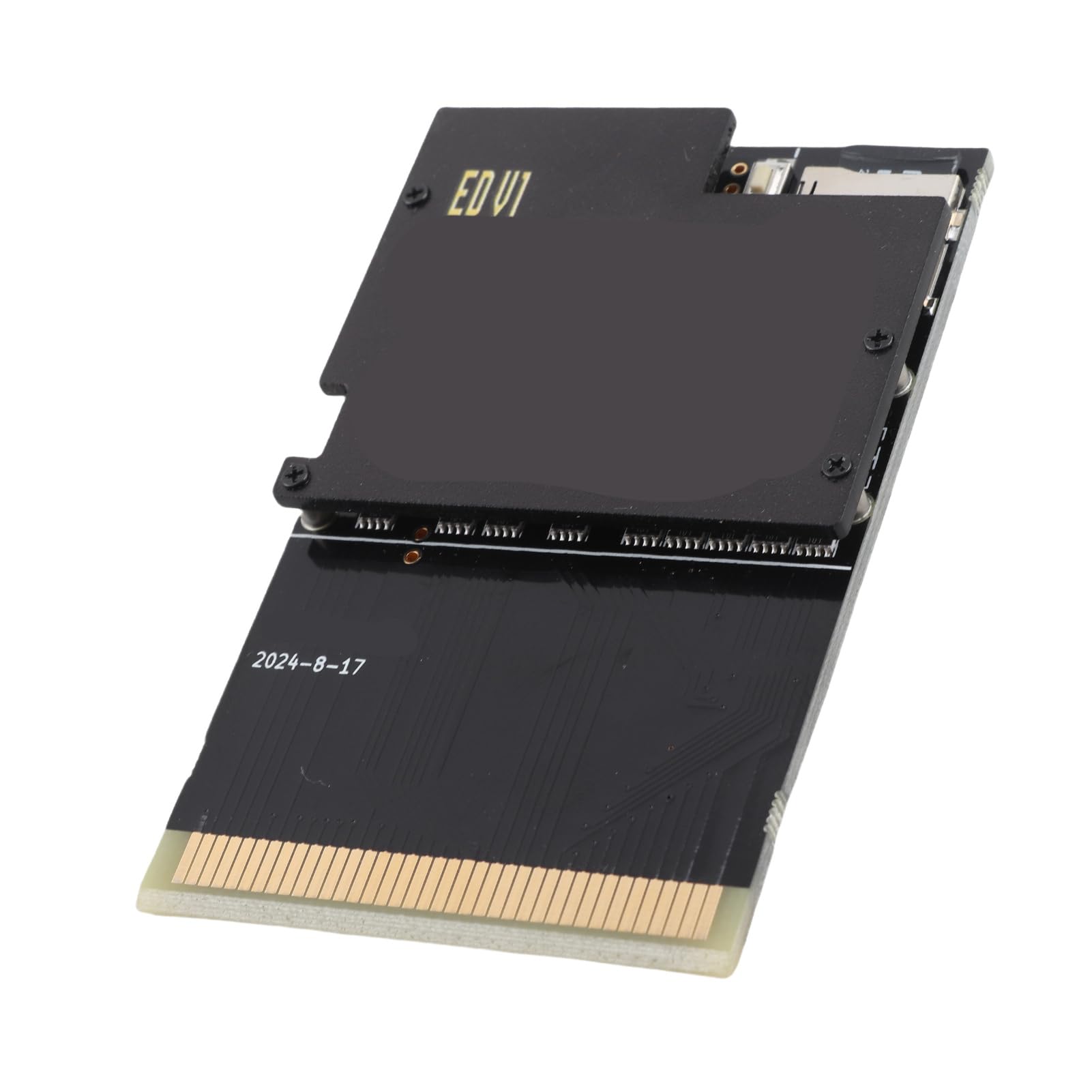 KIMISS Tarjeta de cartucho de juego 1000 en 1 para motor de PC, para consola TurboGrafx 16, cartucho de flash de tablero negro dorado, soporte para varios juegos