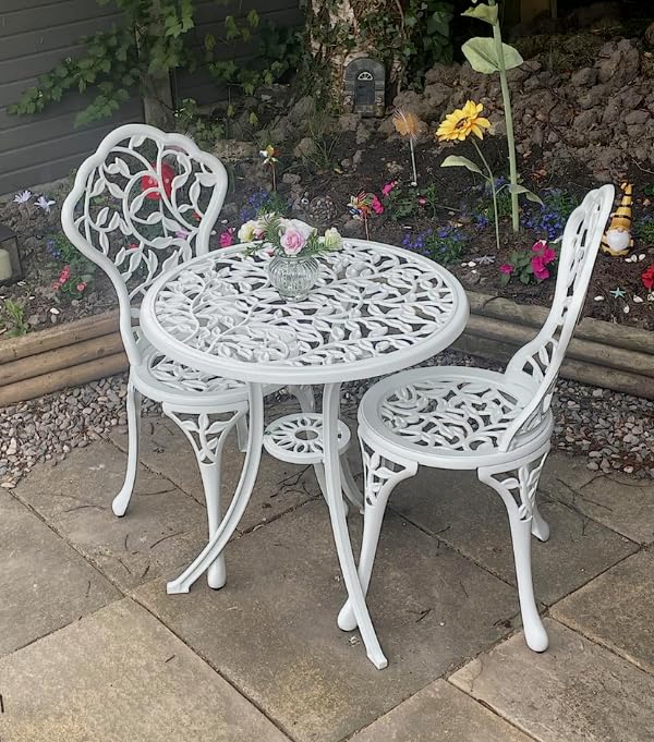 White Antique Cast Iron Garden Chairs Vintage Garden Chairs White
