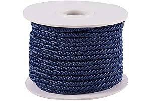PH PandaHall Twisted Cord Rope Silk Handfasting Cords Rope