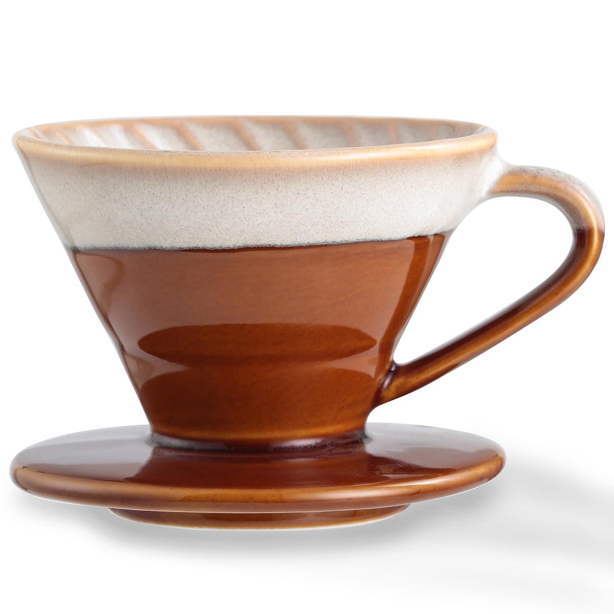 01 ceramiczny filtr kapiący do kawy nalewany kapacz do kawy przenośny ręczny stożek zestaw do ekspresu do kawy dla baristów domowych