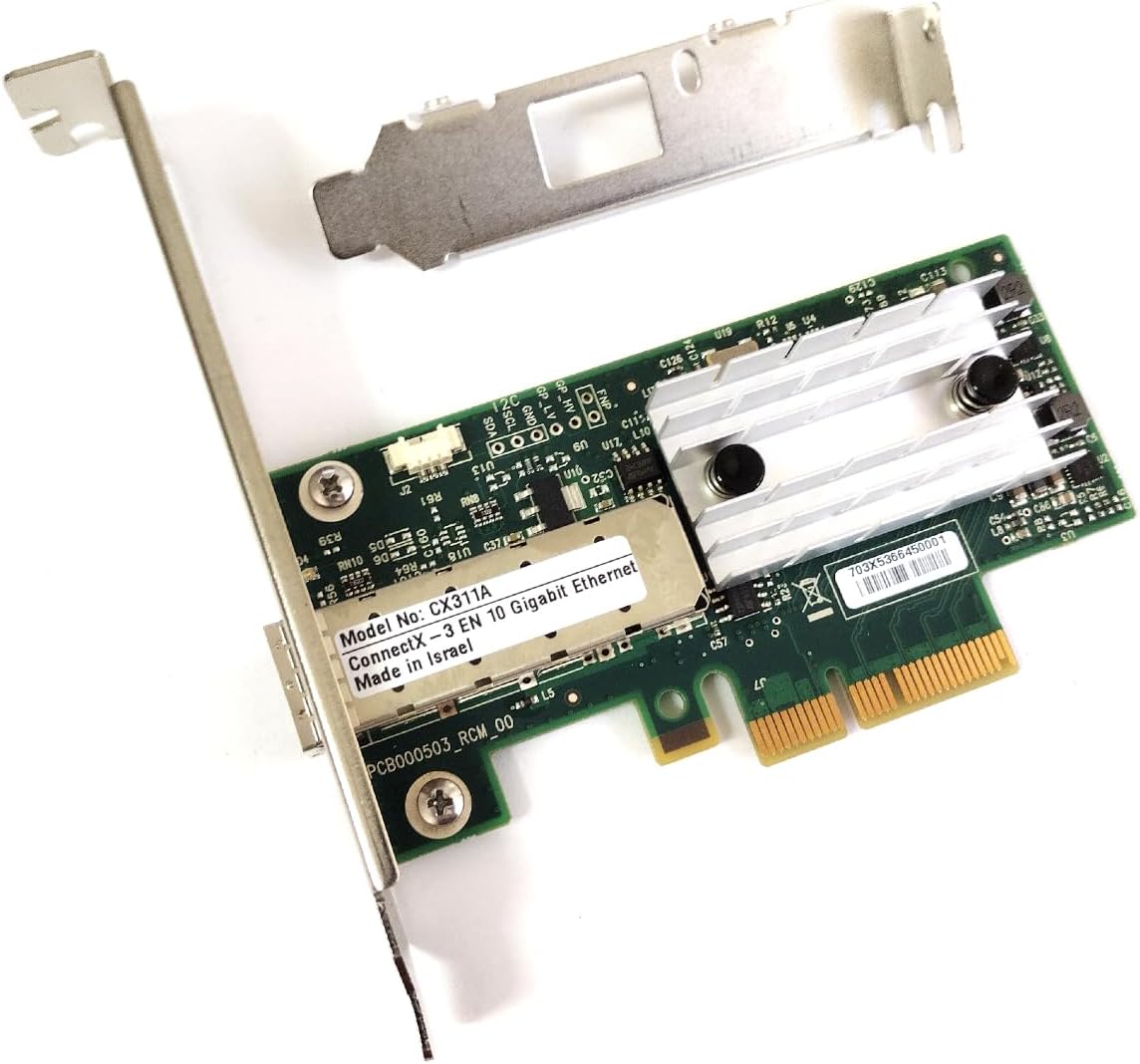Mellanox MCX311A-XCAT ConnectX-3 EN Network Adapter PCI Express 3.0 x8 Fibre Channel Over Ethernet (FCoE)