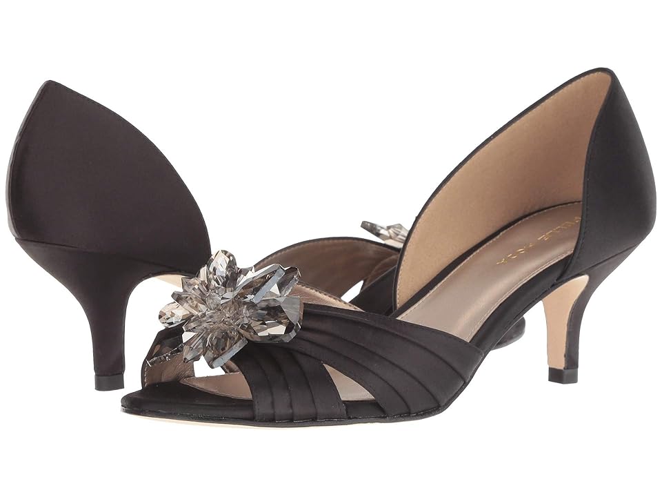 

Pelle Moda Luna (Black Satin) Women's Shoes