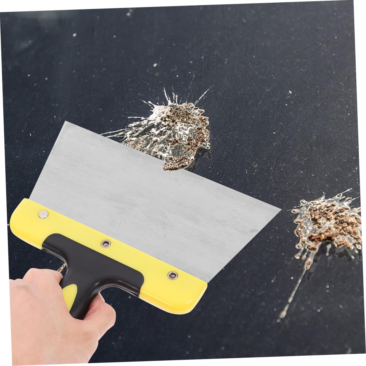 COLLBATH Raschietto per Escrementi Piccione Strumento Portatile per Rimozione degli Escrementi Uccelli Pulizia Efficiente per Gabbie e Superfici