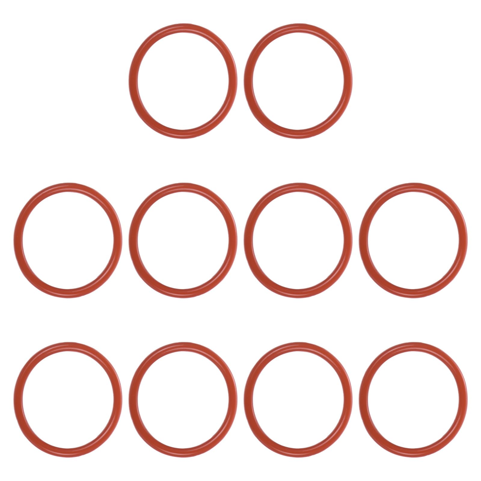 PATIKIL Silicone O-Ring 40mm OD 34mm ID 3mm Width