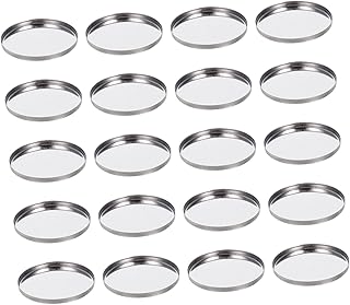 20pcs Round DIY Eyeshadow Palette Metal Empty...