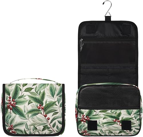 Miniatura 2 de Winter Christmas Modern Style Toiletry Bag for Women, Travel Makeup Organizer with Hanging Hook, Traveling Cosmetic Bags for Toiletries Accessories