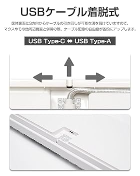 Amazon.co.jp: NiZキーボードMini84-1m USB Type-C有線接続(着脱
