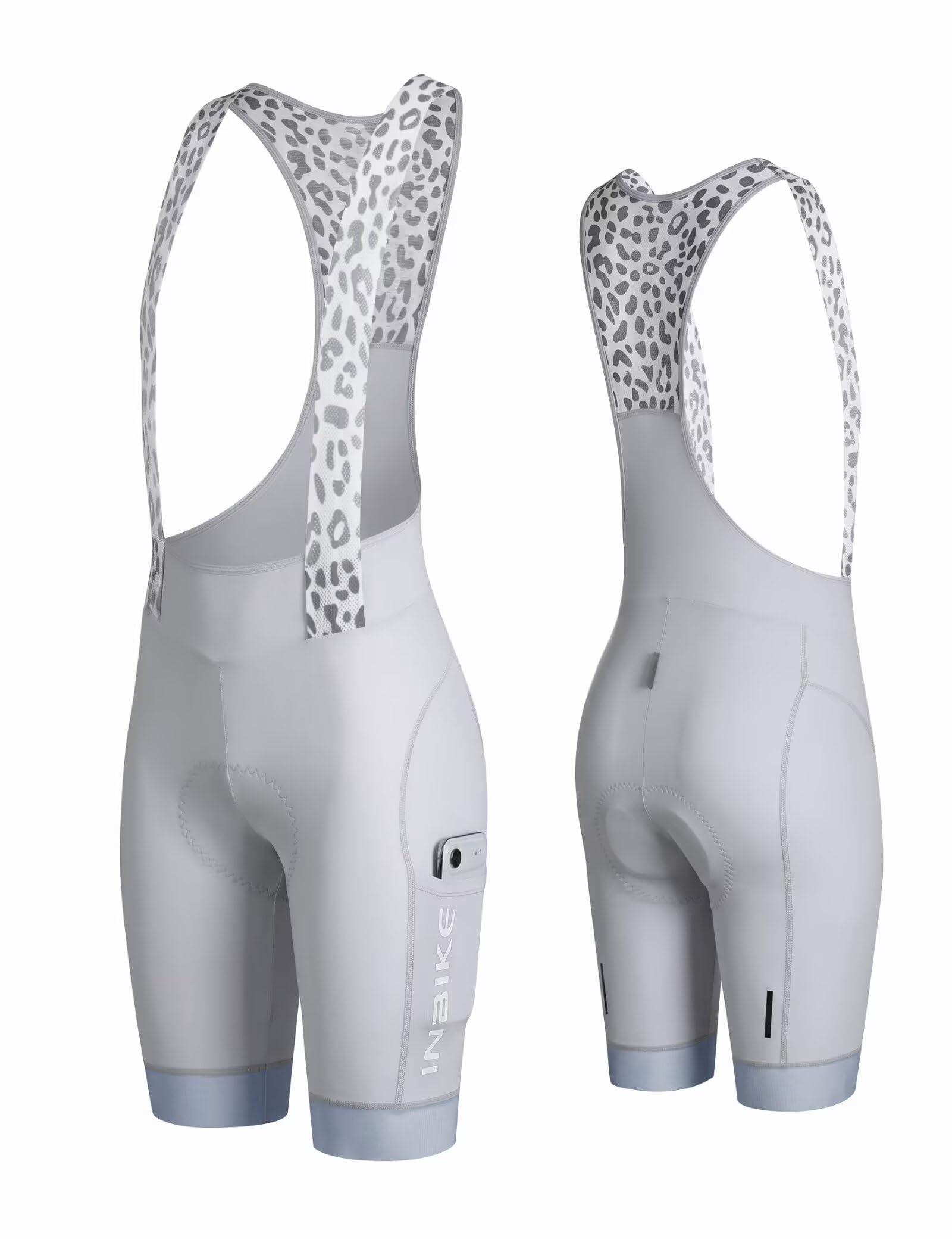 INBIKE Women's Cycling Bib Shorts with 3D High Density Sponge Padded Long Cycling Breathable Bib Shorts