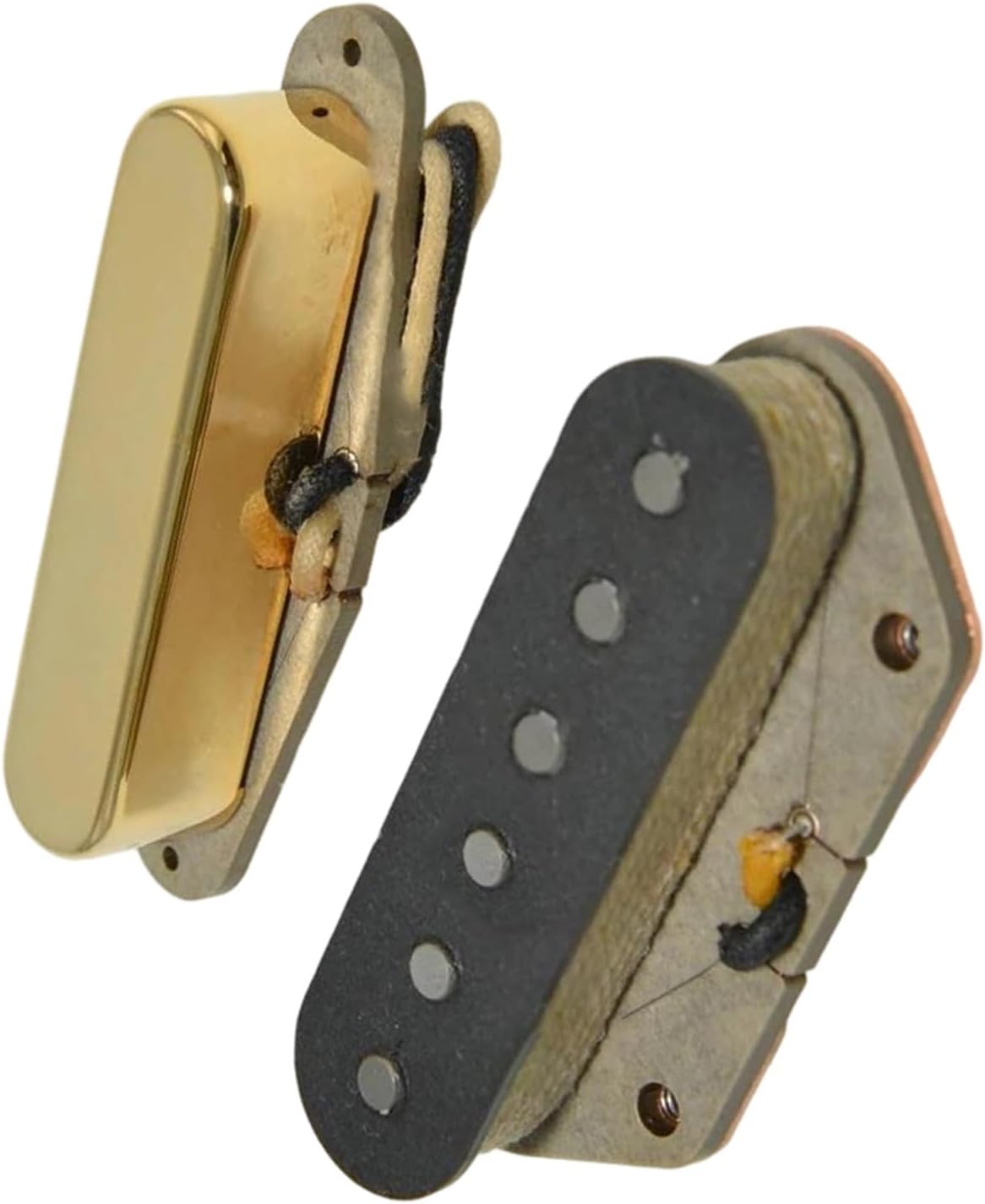 Acoustic Guitar Pickups Retro Acoustic Guitar Pickup Set With Misaligned Bridge And Instrument Accessories(Gold)