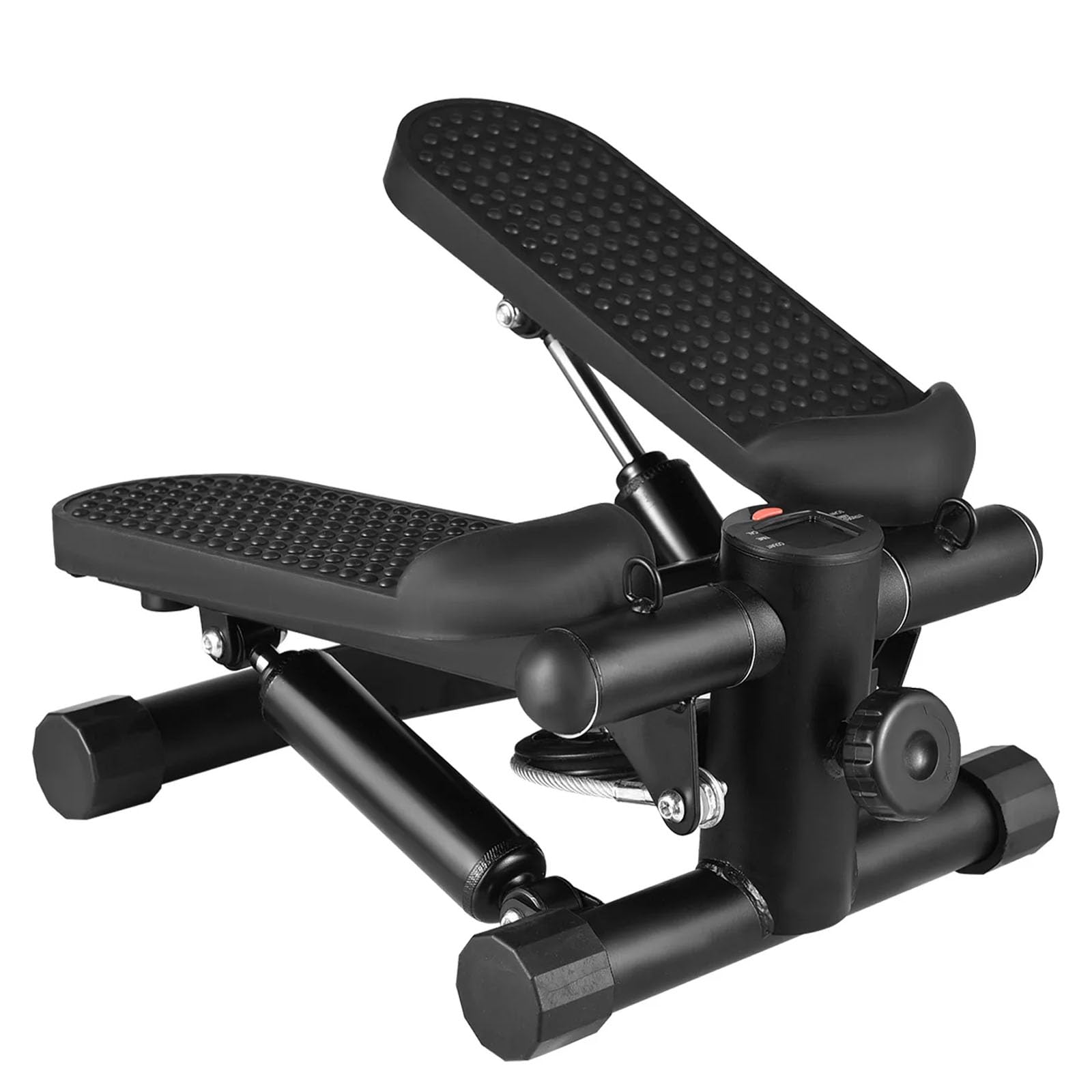 Mini Stepper Per Scale Per Cardio A Casa, Macchina Da Esercizio Con Monitor Lcd, Resistenza Regolabile, Pedali Antiscivolo, Capacità 150 Kg