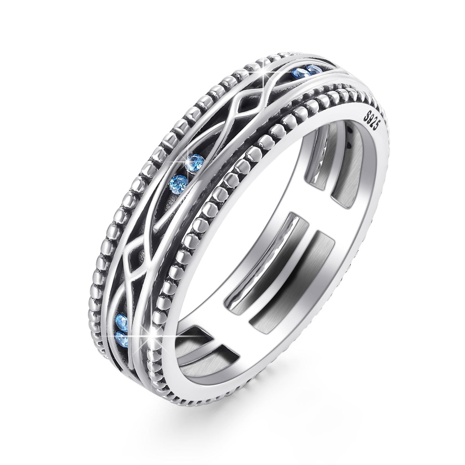 REDSUN S925 Sterling Silber Schmetterling Creolen Ohrringe M