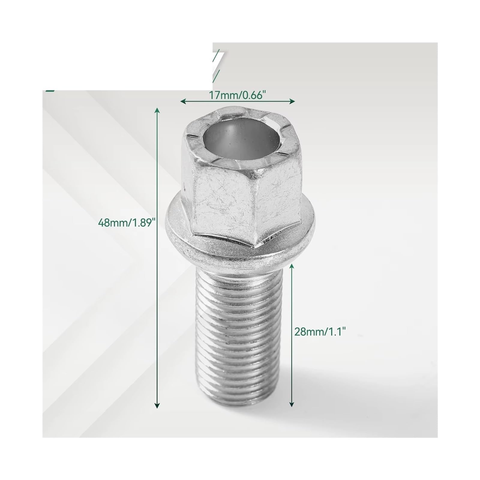 Dadi Delle Ruote Auto Bulloni Accessori Per Seat Per Toledo I (1l2)