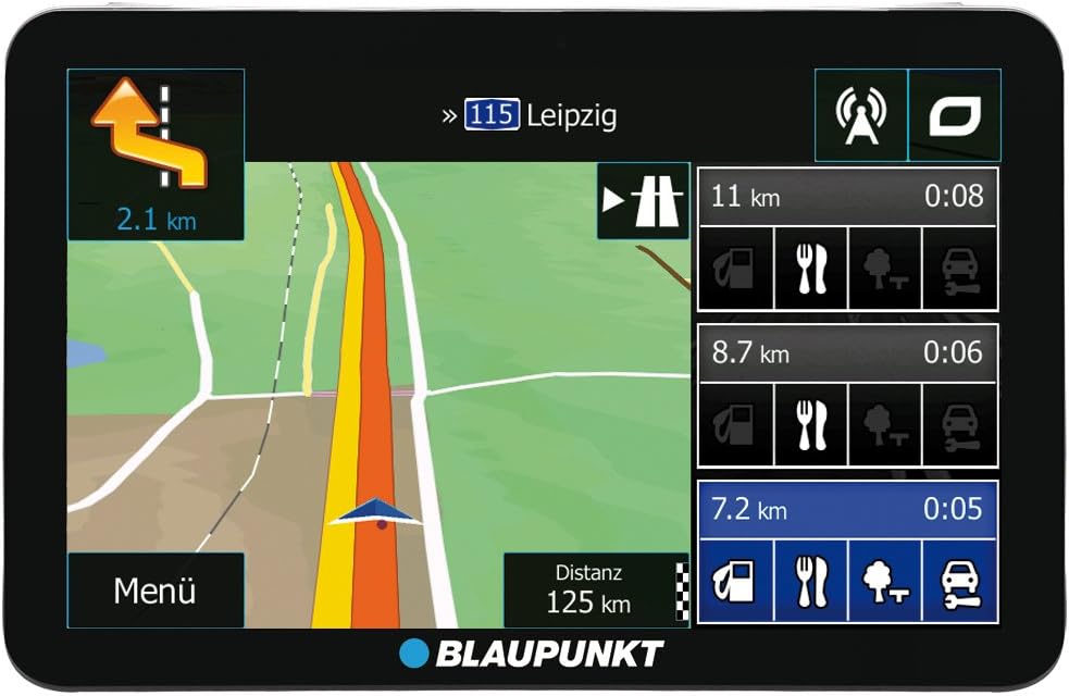 Blaupunkt TravelPilot 73 CE LMU navigation system with Screen Central Europe Maps, Lifetime Map Updates