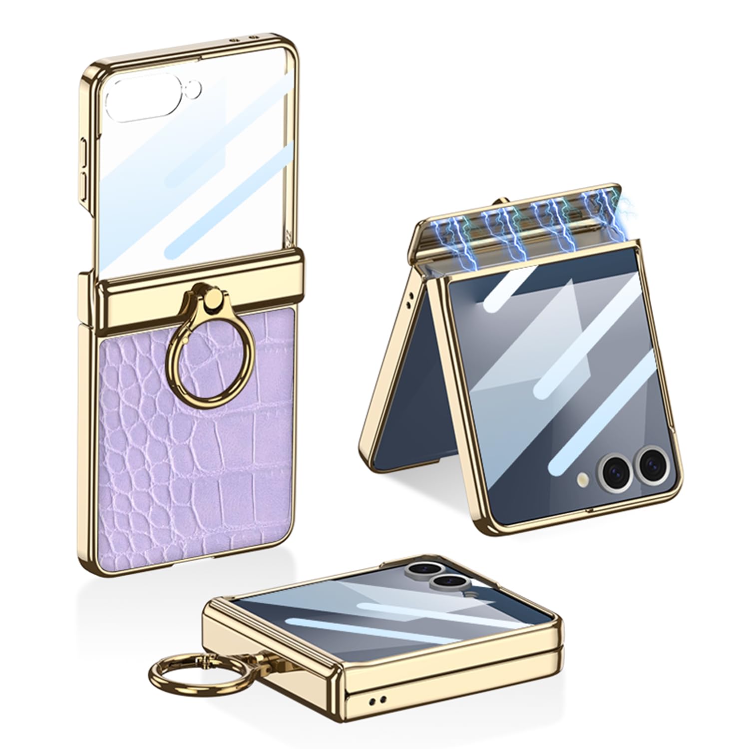 COQUE Hülle für Samsung Galaxy Z Fold 7 Cover,6D Mikrogepräg