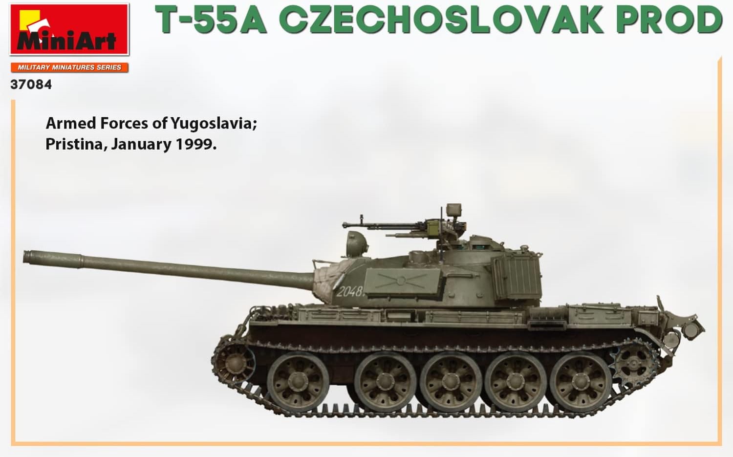 Miniart MIN37084 1:35-T-55A Czechoslavak Prod