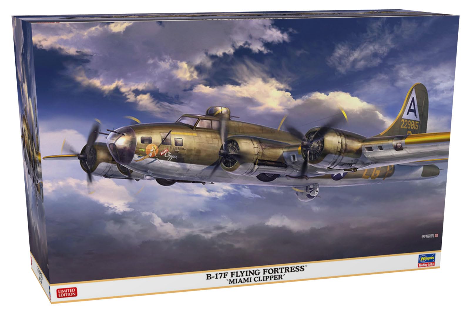 Amazon.com: Hasegawa 1:72 Scale B-17F Flying Fortress “Miami