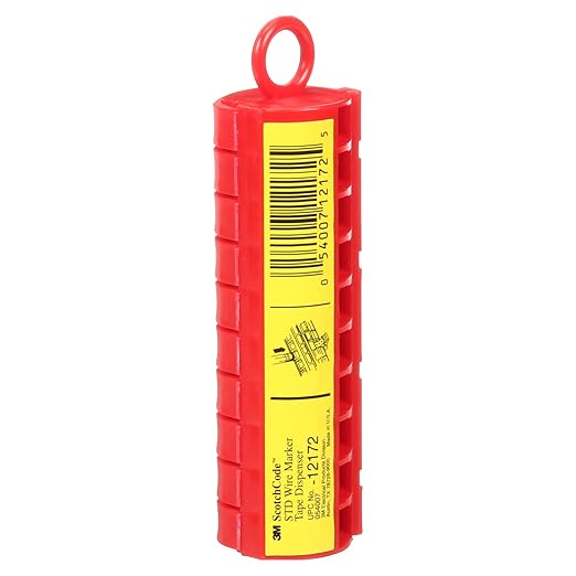 3M™ ScotchCode™ Wire Marker Tape Dispenser STD, Compact Design for Easy