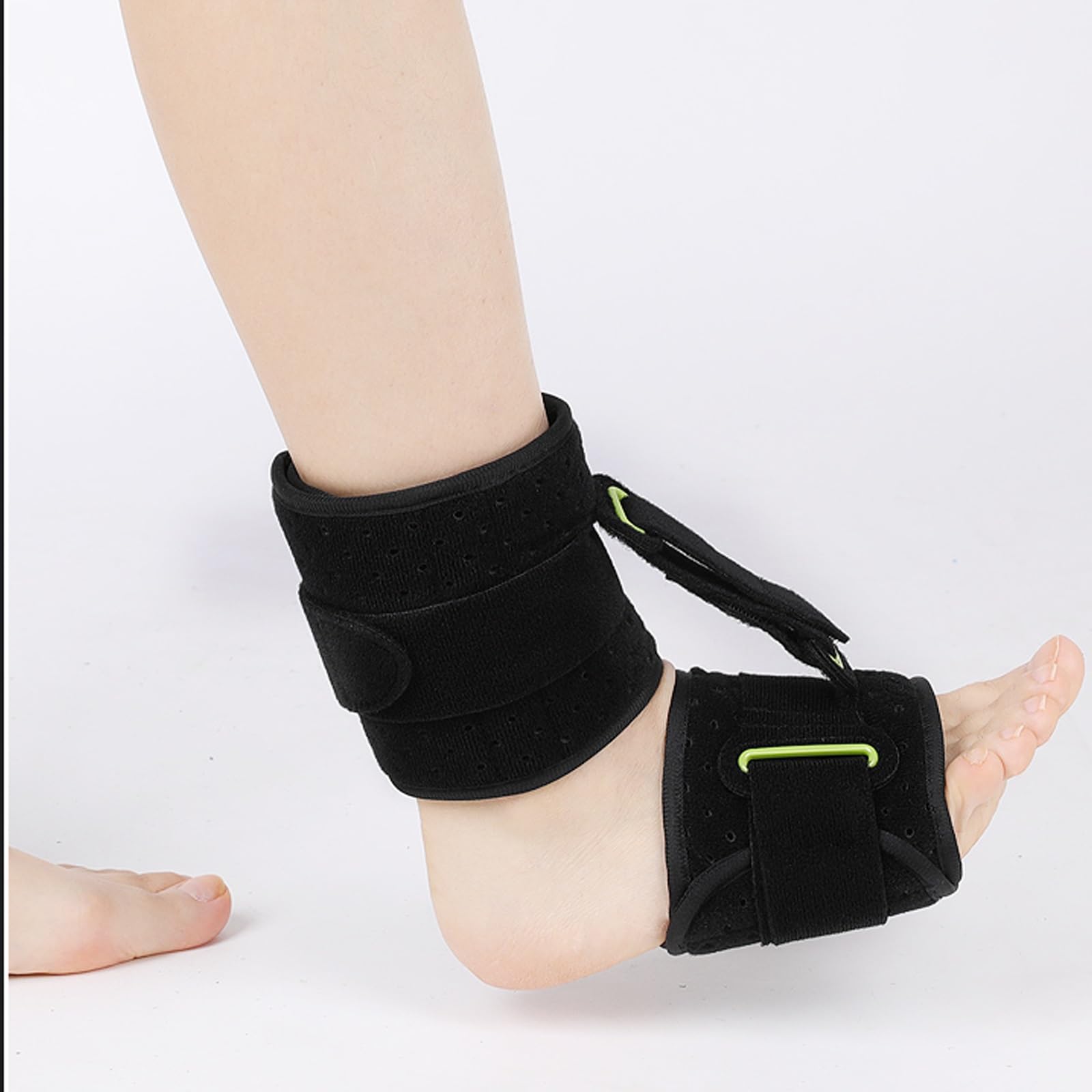Piede Cadente Stecche Notturne per Fascite Plantare Cinghie Regolabili, Antiscivolo Brace Di Fascite Plantare per Dolore Al Tallone(B-2 pcs)