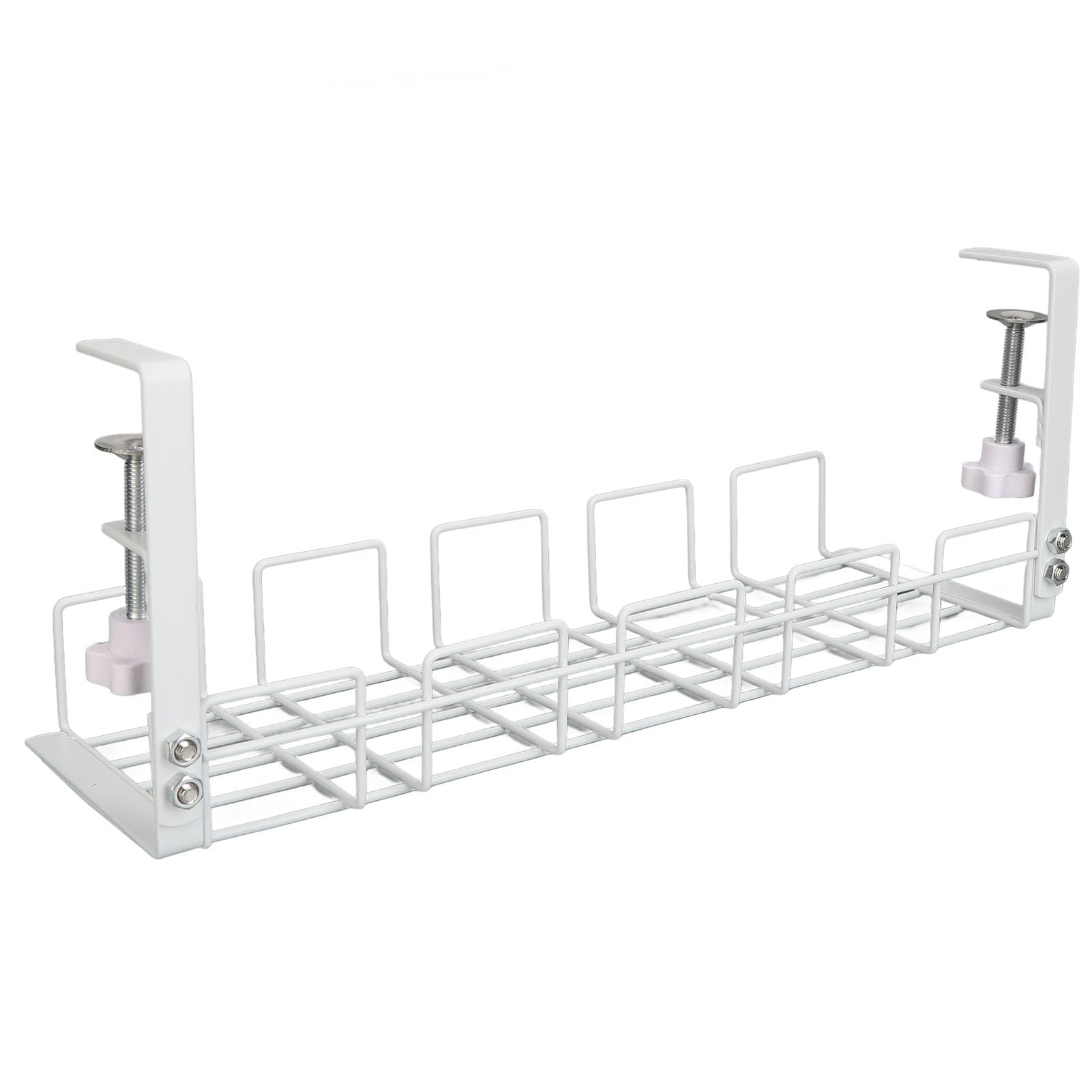 Haofy Under Desk Cable Management Tray, Steel Construction C