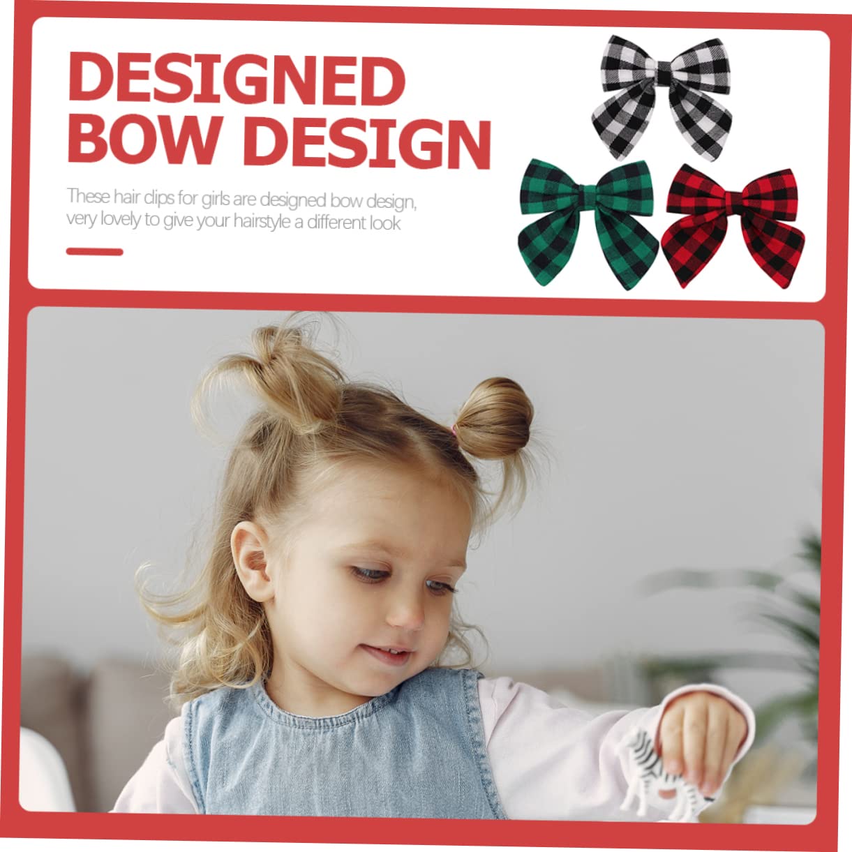minkissy 12pezzi Fermagli Per Fiocco Per Bambine Di Clip Decorative e Accessori Leggeri e Facili Da Usare Per Outfit Alla Moda