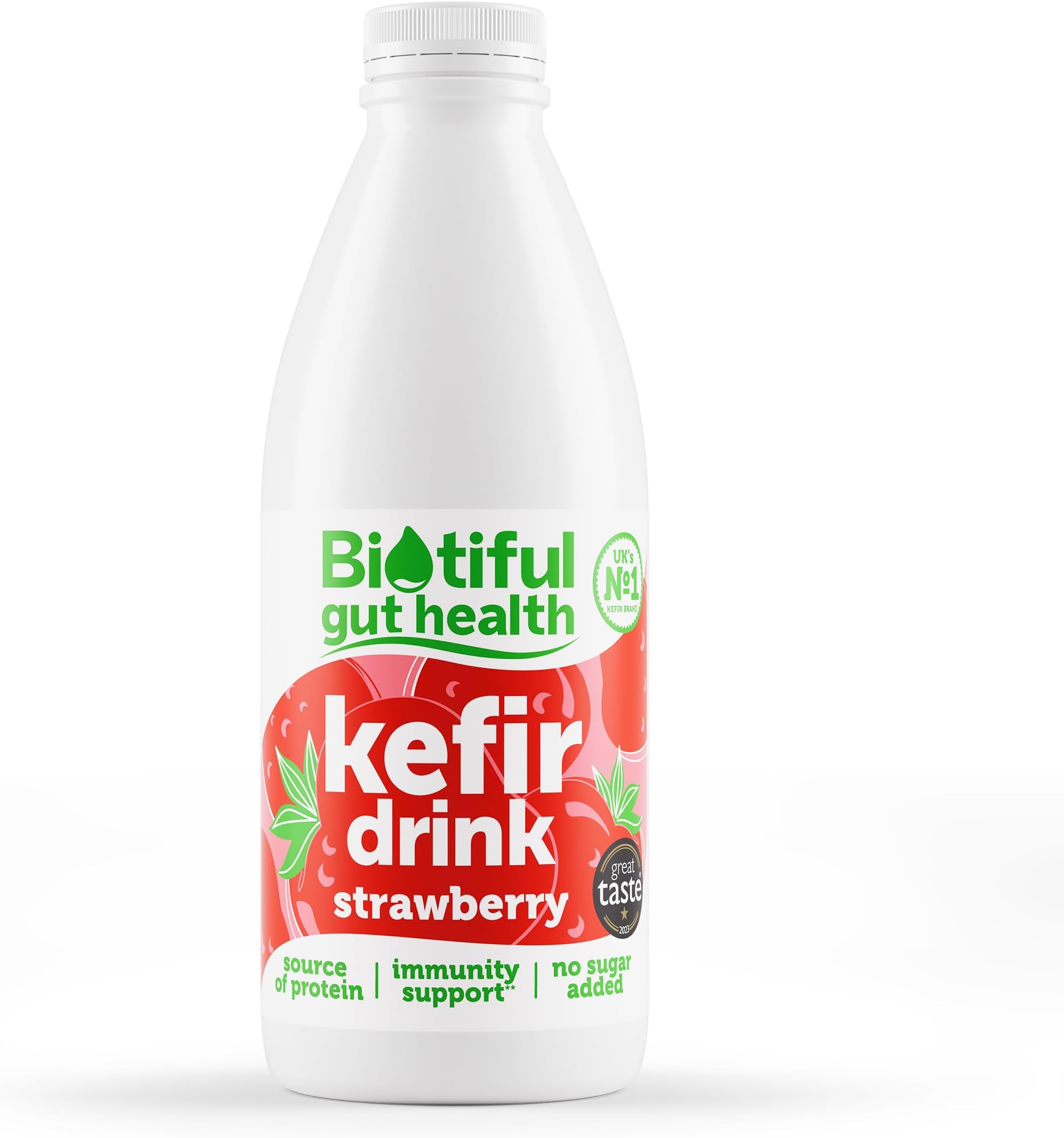 Biotiful Gut Health Kefir Milk Drink Strawberry 1L