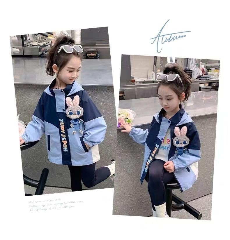 Amazon.co.jp: ズートピア ジュディ コート 子供服 突撃衣 ジャケット 