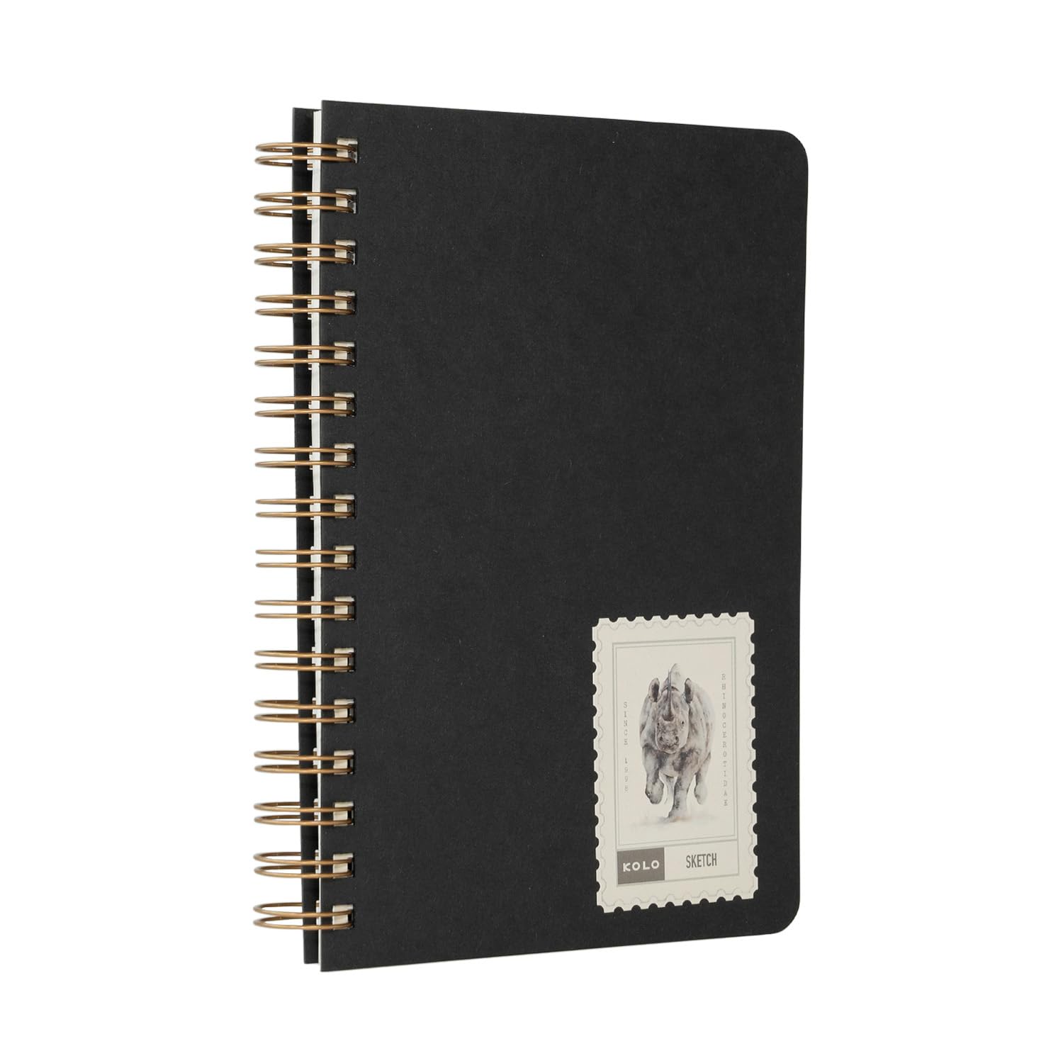 Kolo Carnet de croquis 14 x 21,6 cm, reliure spirale, 22,7 kg/74 g/m², idéal pour crayon, crayon de couleur et fusain, 100 feuilles