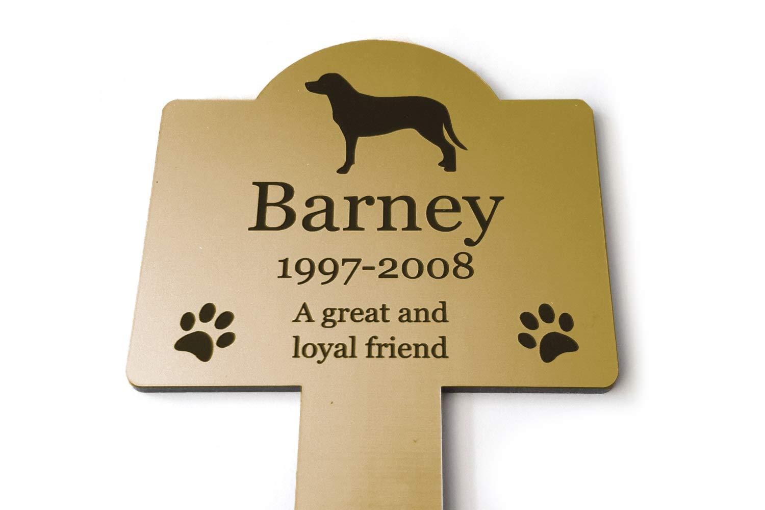 TARGA PLASTICA SAGOMATA JRA200 ORO SPAZZOLATO - Eurostore Ferramenta Online - Foto 5