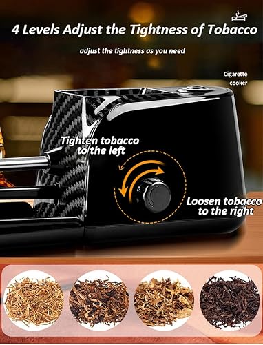 Miniatura 6 de Máquina rodante eléctrica de cigarrillos, inyector automático de rodamiento Minin, máquina portátil de tabaco, buena para Slim100s, tubo de