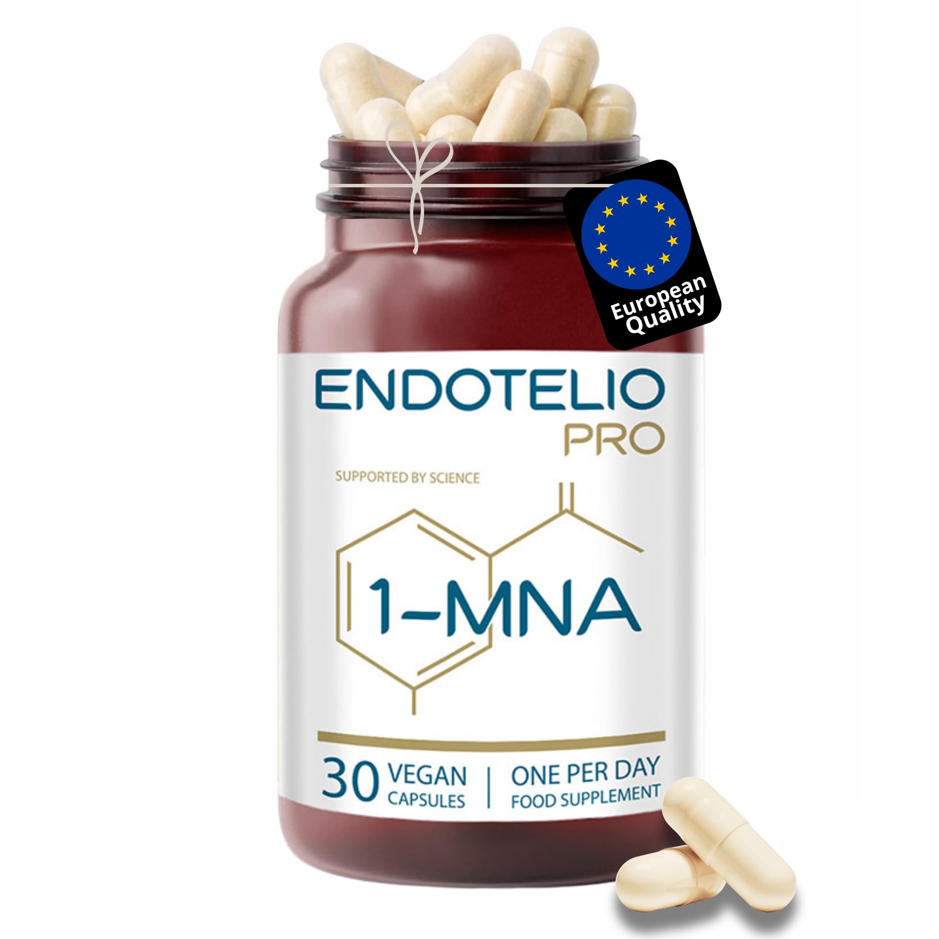 1-MNA PRO, Anti Aging, Suplement Optymalizujący NAD+, Podwójna Dawka dla Szybszych Efektów, Biohacking, Wsparcie Zdrowia Komórkowego, Opracowany Naukowo, 30 Kapsułek