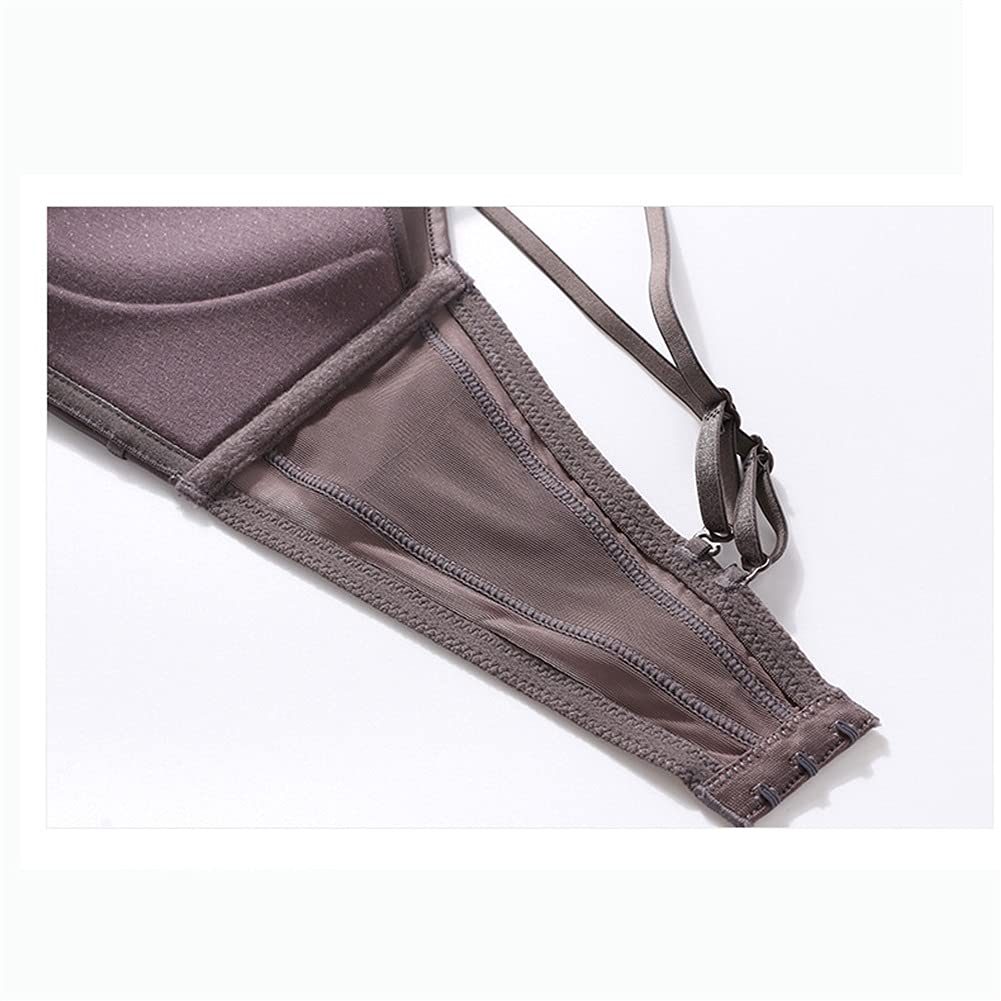 YZCIS Set Intimo da Donna Reggiseno Push up in Raso da Donna con Ferretto e Slip Intimo in Due Pezzi Set di Mutandine Bikini Bralette Sleepwear Rosso